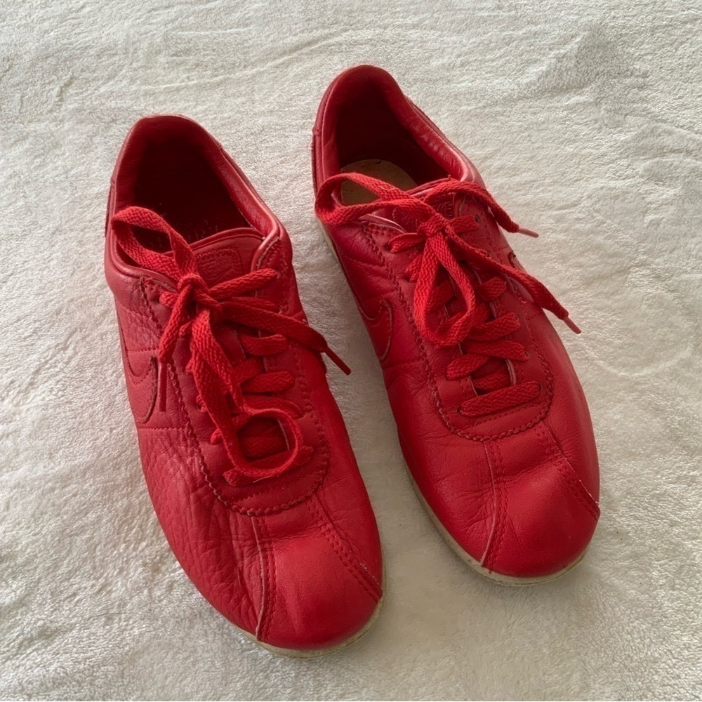 Vintage Nike Cortez 1980s All Red Shoe